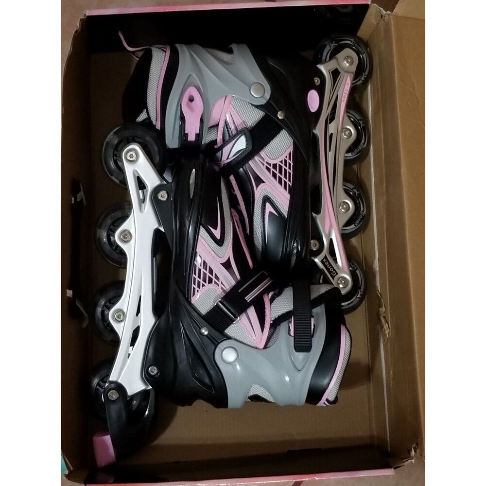 Gonex Brand Girl's Inline Skates Size Large 4-7 never worn ITEM#280